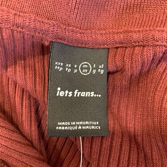 iets Fran’s‎ Women's Ribbed Polo Mini Dress Urban Outfitters Size M NWT - Picture 6 of 10